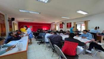 ประชุมซักซ้อมการลงระบบ ThaiQM ปี 2567 ให้กับ กำนัน/ผู้ใหญ่บ้าน/ผู้นำชุมชน ณ ห้องประชุมองค์การบริหารส่วนตำบลบ้านค้อ